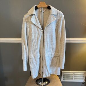 CAbi Light Gray Women's Trench Coat